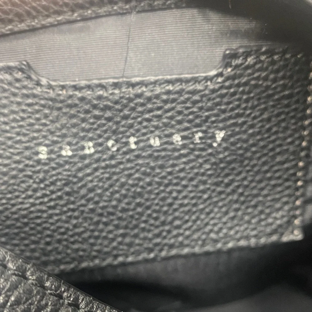 Sanctuary Black Pebbled Leather Backpack